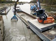 Baggerwerkzaamheden Wilhelminakanaal - Tilburg in opdracht Boskalis Nederland